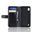 For Samsung Galaxy A10 Phone Cases Genuine Split Leather Wallet Mobile Cover Stand - Black - 3