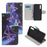 Pattern Printing Cross Texture Leather Wallet Case for Samsung Galaxy A70 - Vivid Butterflies - 1