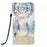 Pattern Printing Leather Wallet Case for Samsung Galaxy A50 / A50s / A30s - Feather Dream Catcher - 2