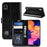 Crazy Horse Wallet Leather Mobile Cover for Samsung Galaxy A10 - Black - 1