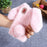 Rabbit Shape Fluffy Fur Coated Rhinestone TPU Case for Samsung Galaxy A10 - Pink - 1