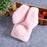 Rabbit Shape Fluffy Fur Coated Rhinestone TPU Case for Samsung Galaxy A10 - Pink - 2