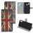 Pattern Printing Leather Wallet Stand Case for Samsung Galaxy A40 - Retro UK Flag - 1