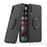 Cool Guard Ring Holder Kickstand PC TPU Hybrid Case for Samsung Galaxy A50 / A50s / A30s - Black - 1