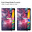 Pattern Printing Wear-resistant PU Leather Tri-fold Stand Auto Wake/Sleep Case for Samsung Galaxy Tab A 10.1 (2019) SM-T510 (Wi-Fi)/SM-T515 (LTE) - Galaxy Pattern - 3