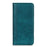 Auto-absorbed Litchi Texture Split Leather Cell Phone Case for Samsung Galaxy A40 - Green - 2