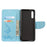 Imprint Butterfly Flowers Leather Stand Wallet Folio Case for Samsung Galaxy A50 / A50s / A30s - Blue - 3