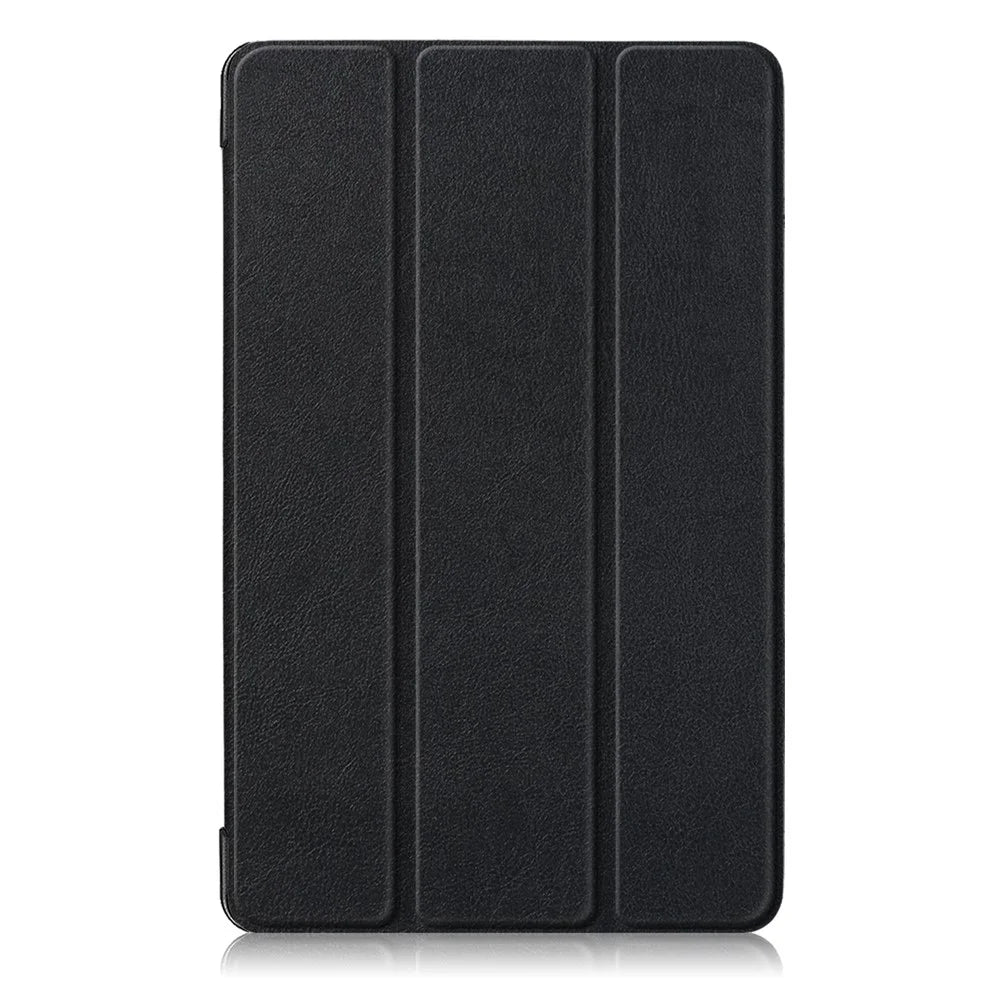 PU Leather Protection Cover Case with Tri-fold Stand for Samsung Galaxy Tab A 8.0 (2019) with S Pen P200 P205 - Black - 2