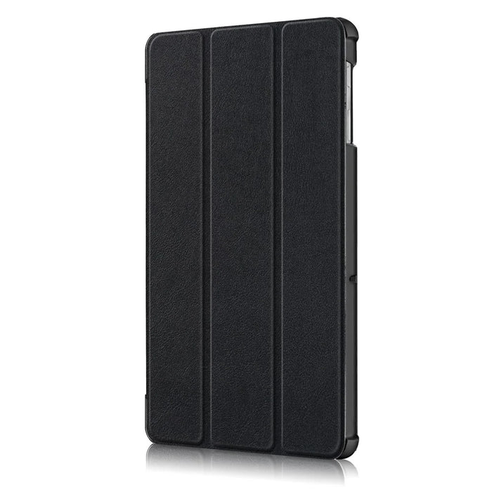 PU Leather Smart Case with Stable Tri-fold Stand Stand for Samsung Galaxy Tab S5e SM-T720/SM-T725 - Black - 6