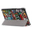 PU Leather Smart Case for Samsung Galaxy Tab S5e SM-T720/SM-T725 Pattern Printing Tri-fold Stand Tablet Cover - Graffiti Pattern - 6