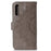 Imprint Flower Leather Wallet Case for Samsung Galaxy A50 / A50s / A30s - Grey - 4