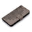 Imprint Flower Leather Wallet Case for Samsung Galaxy A30/A20 - Grey - 7