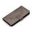 Imprint Flower Leather Wallet Case for Samsung Galaxy A10 - Grey - 7