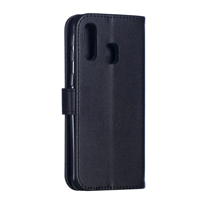 Wallet Stand Leather Case Accessory for Samsung Galaxy A40 - Black - 5