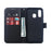 Wallet Stand Leather Case Accessory for Samsung Galaxy A40 - Black - 6