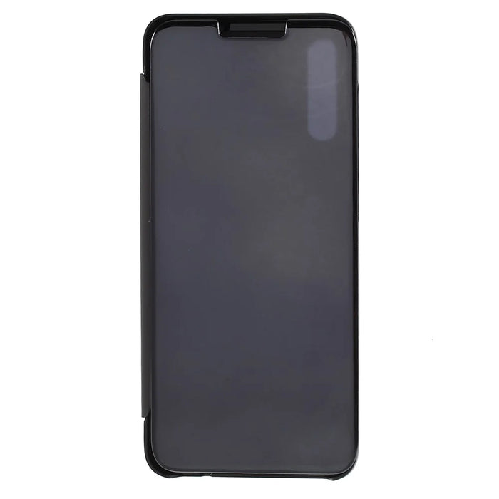 For Samsung Galaxy A70 Flip Leather Cover with Stand Full Body Protective Phone Case - Black - 3