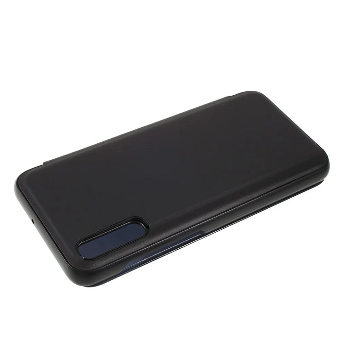 For Samsung Galaxy A70 Flip Leather Cover with Stand Full Body Protective Phone Case - Black - 6