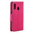 For Samsung Galaxy A40 PU Leather Imprint Butterflies Phone Case - Rose - 3