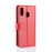 Crazy Horse PU Leather Stand Wallet Flip Case for Samsung Galaxy A20e - Red - 3
