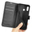 Litchi Texture Wallet Stand Leather Protective Phone Casing for Samsung Galaxy A20e - Black - 5