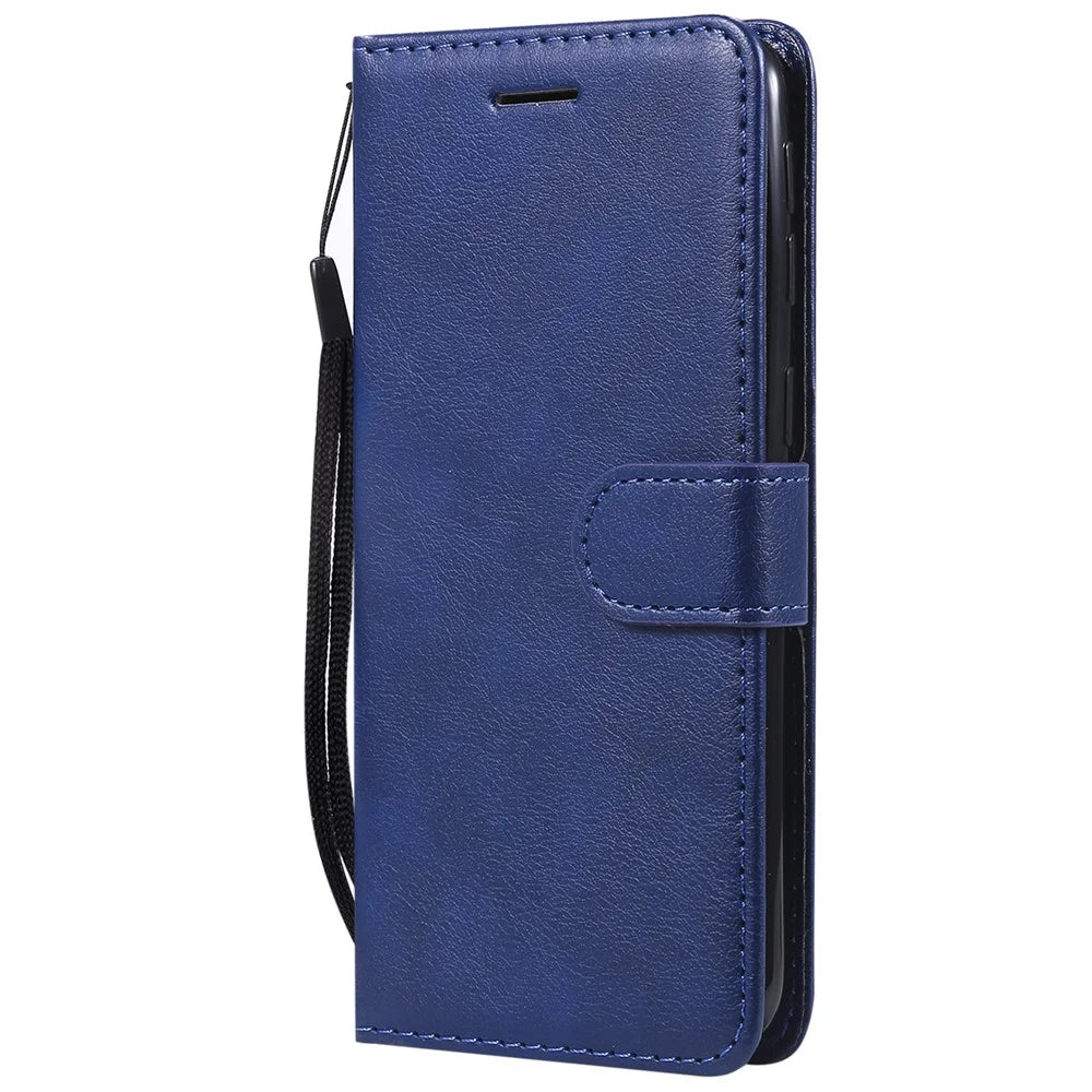 Magnetic Detachable 2-in-1 Wallet Leather Stand Case for Samsung Galaxy A40 - Blue - 2