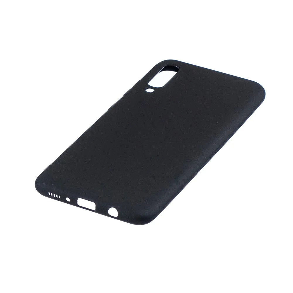 Solid Color Candy TPU Case for Samsung Galaxy A70 - Black - 3
