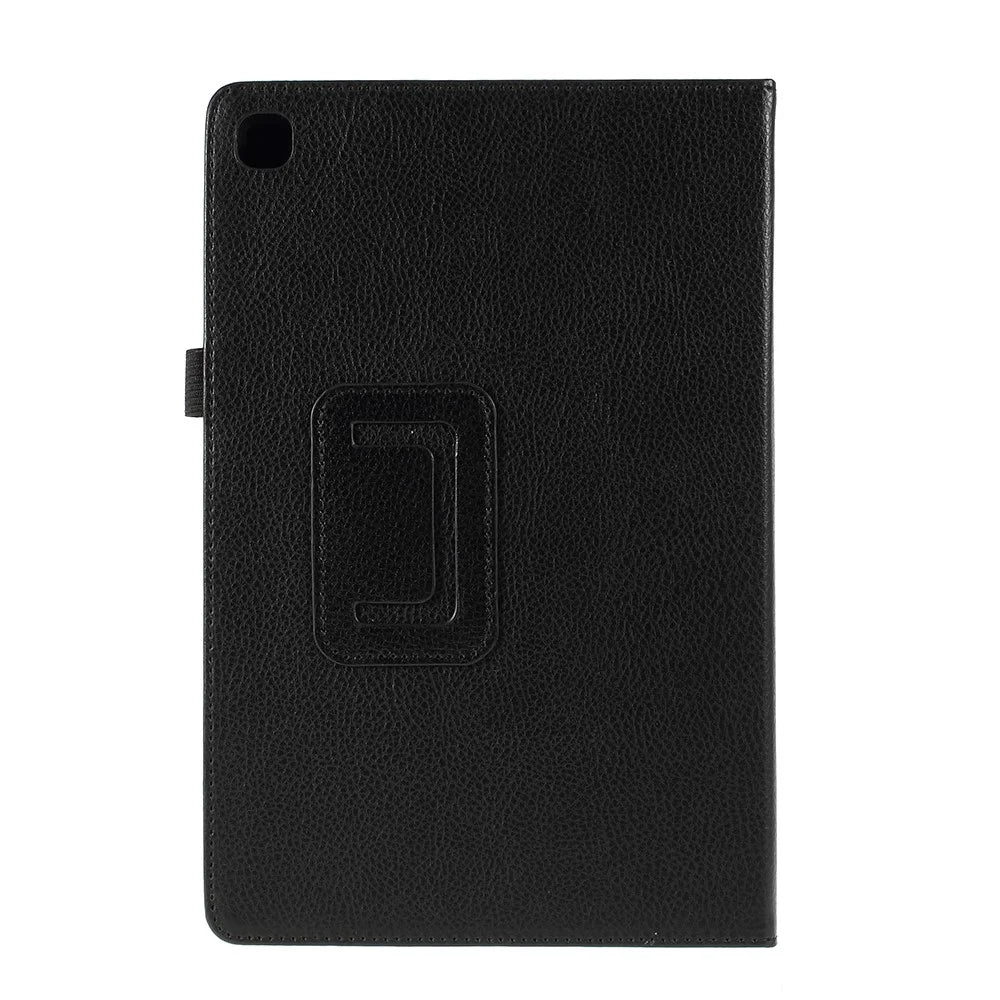 Litchi Texture Leather Stand Tablet Protective Case for Samsung Galaxy Tab S5e SM-T720 - Black - 2
