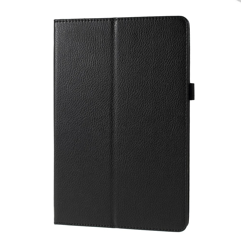 Litchi Texture Leather Stand Tablet Protective Case for Samsung Galaxy Tab S5e SM-T720 - Black - 3
