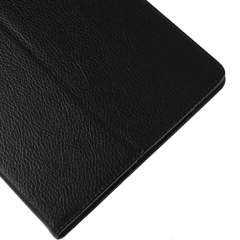 Litchi Texture Leather Stand Tablet Protective Case for Samsung Galaxy Tab S5e SM-T720 - Black - 4