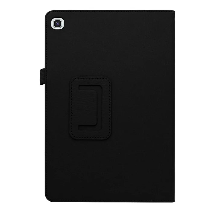 Litchi Texture Leather Stand Protective Case for Samsung Galaxy Tab S5e SM-T720 - Black - 7