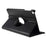 For Samsung Galaxy TAB A 10.1 (2019) SM-T510 / SM-T515 Litchi Texture Leather Tablet Cover with 360-Degree Rotation Multi-Angle Supporting - Black - 6