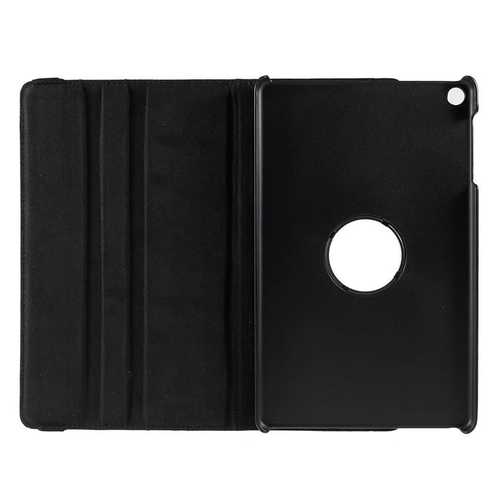 For Samsung Galaxy TAB A 10.1 (2019) SM-T510 / SM-T515 Litchi Texture Leather Tablet Cover with 360-Degree Rotation Multi-Angle Supporting - Black - 7
