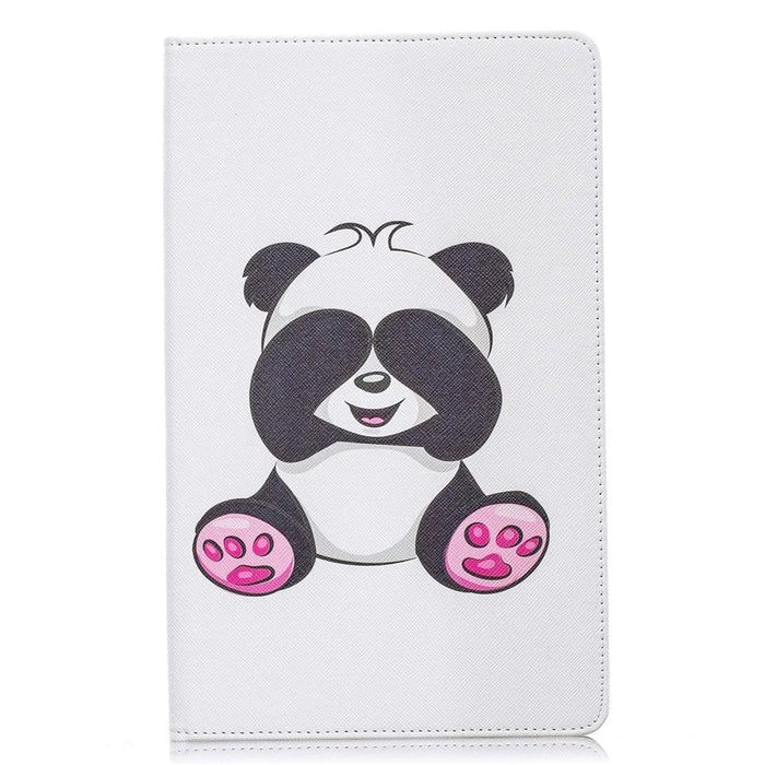 Pattern Printing Wallet Stand Leather Case for Samsung Galaxy Tab A 10.1 (2019) T510 - Adorable Panda - 2