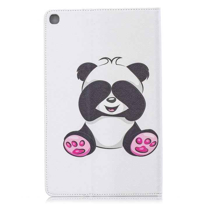 Pattern Printing Wallet Stand Leather Case for Samsung Galaxy Tab A 10.1 (2019) T510 - Adorable Panda - 3