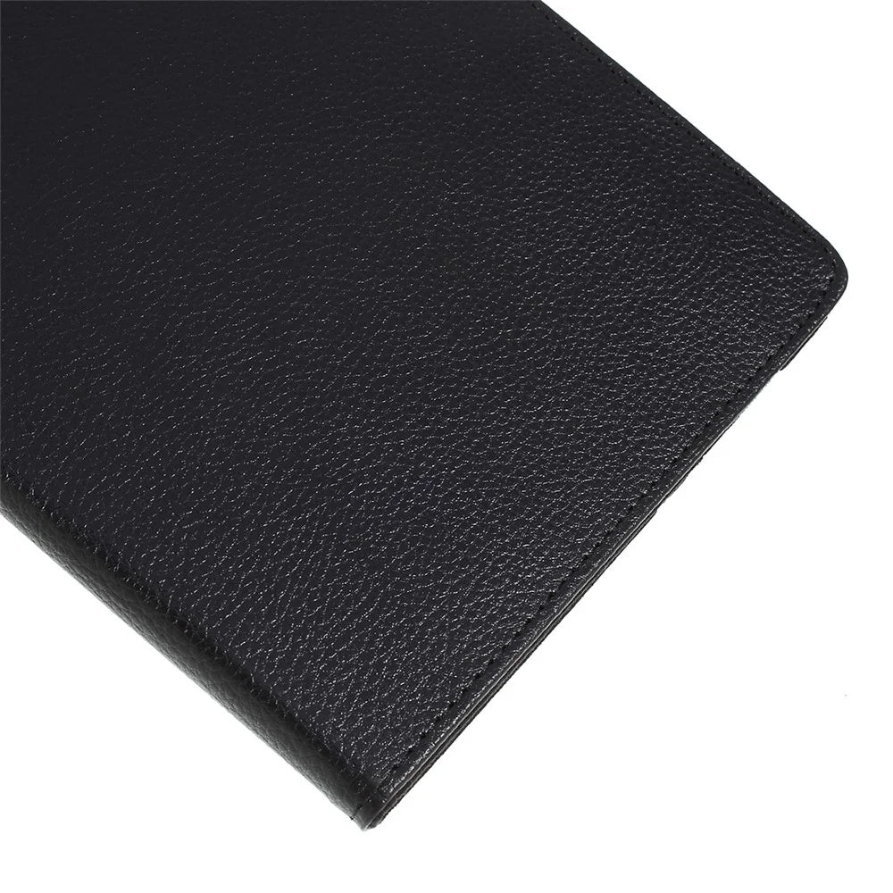 For Samsung Galaxy Tab S5e SM-T720 Litchi Texture Leather Protection Tablet Cover [With 360 Degree Rotary Stand] - Black - 3