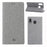 VILI DMX Cross Texture Stand Leather Card Holder Case for Samsung Galaxy A40 - Grey - 1