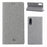 VILI DMX Cross Texture Stand Leather Card Holder Case for Samsung Galaxy A50 - Grey - 1