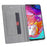 VILI DMX Cross Texture Stand Leather Card Holder Case for Samsung Galaxy A50 - Grey - 6