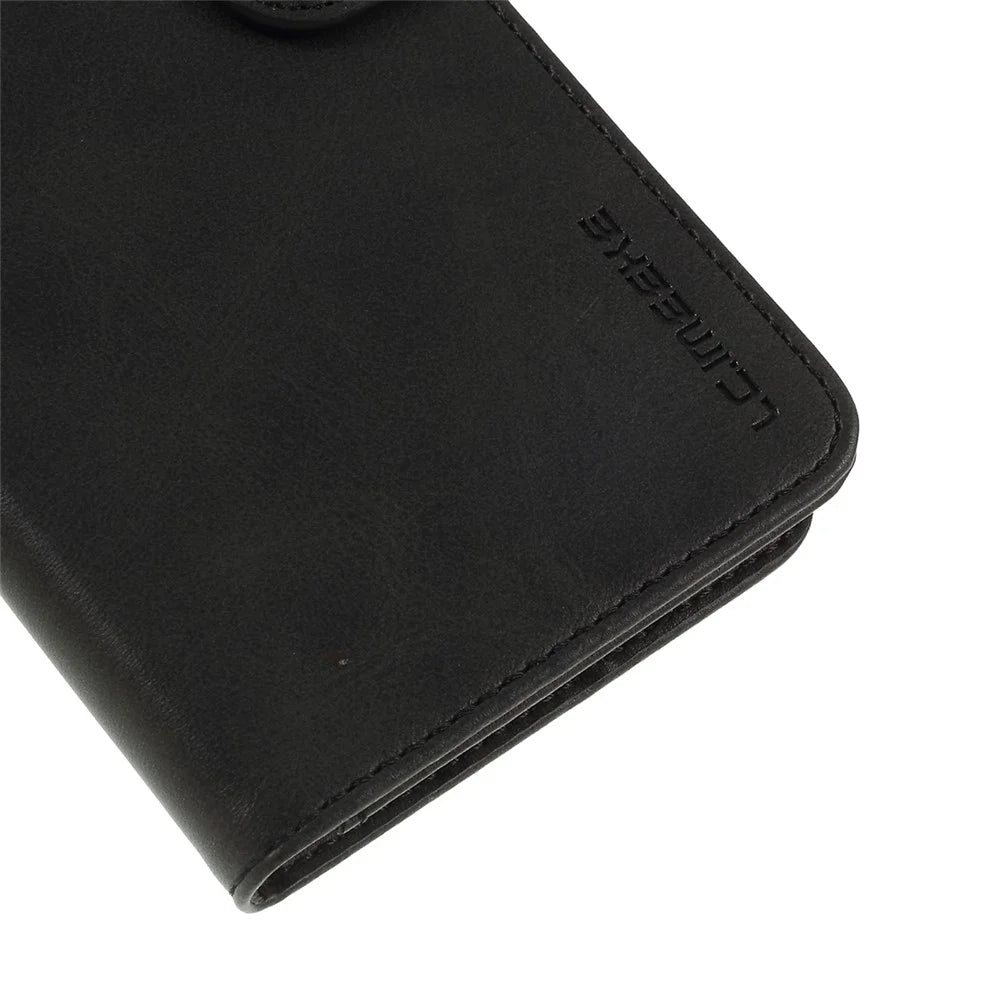 LC.IMEEKE Leather Wallet Casing for Samsung Galaxy S10 5G - Black - 2