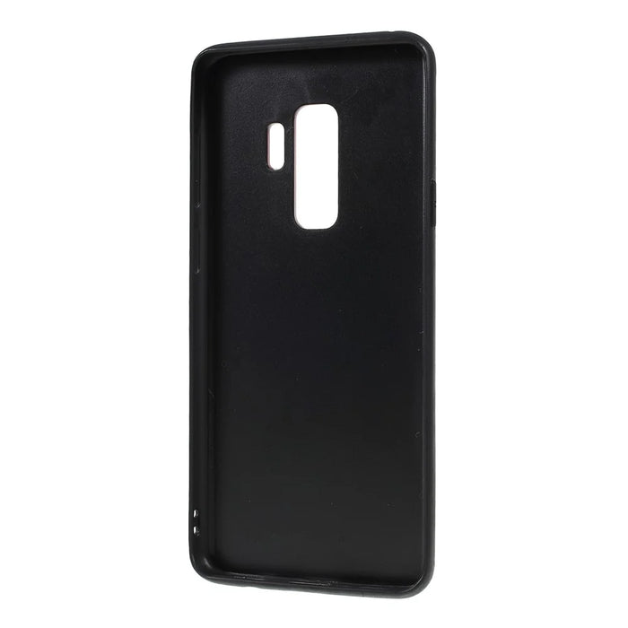 Gradient Color Glass + PC + TPU Phone Case for Samsung Galaxy S9 Plus G965 - Red / Black - 2