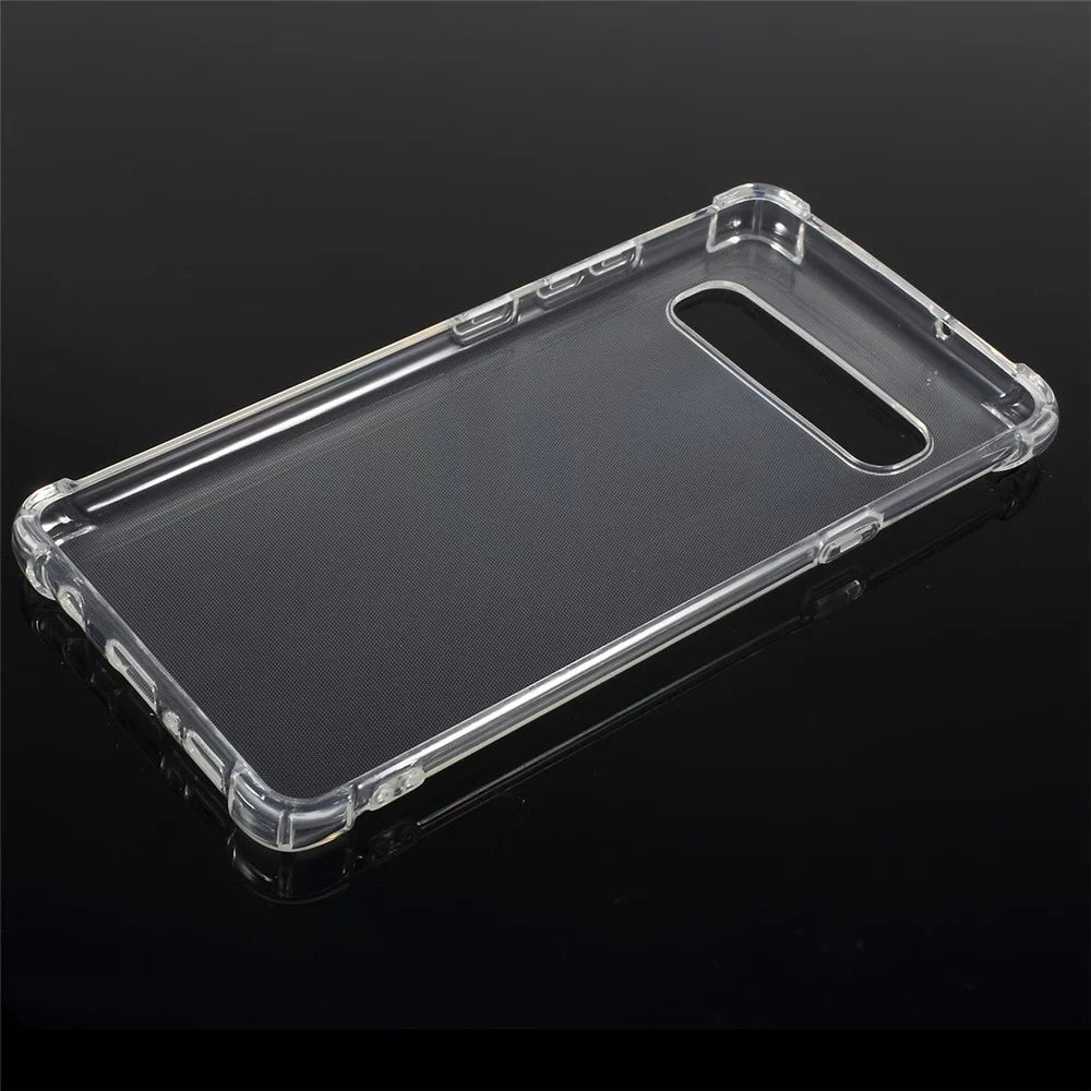 Shock Absorption Clear TPU Phone Shell for Samsung Galaxy S10 5G - Transparent - 2