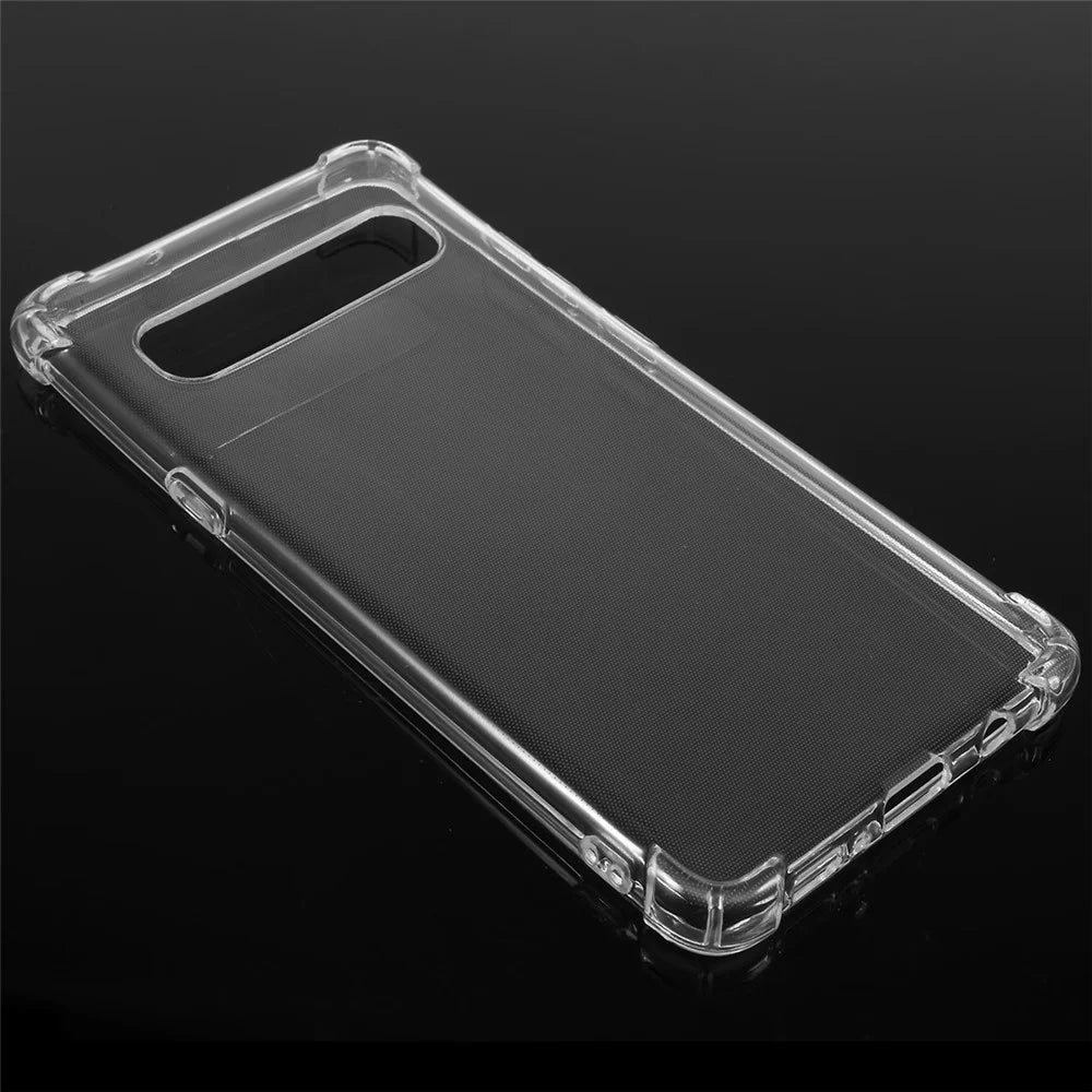 Shock Absorption Clear TPU Phone Shell for Samsung Galaxy S10 5G - Transparent - 3