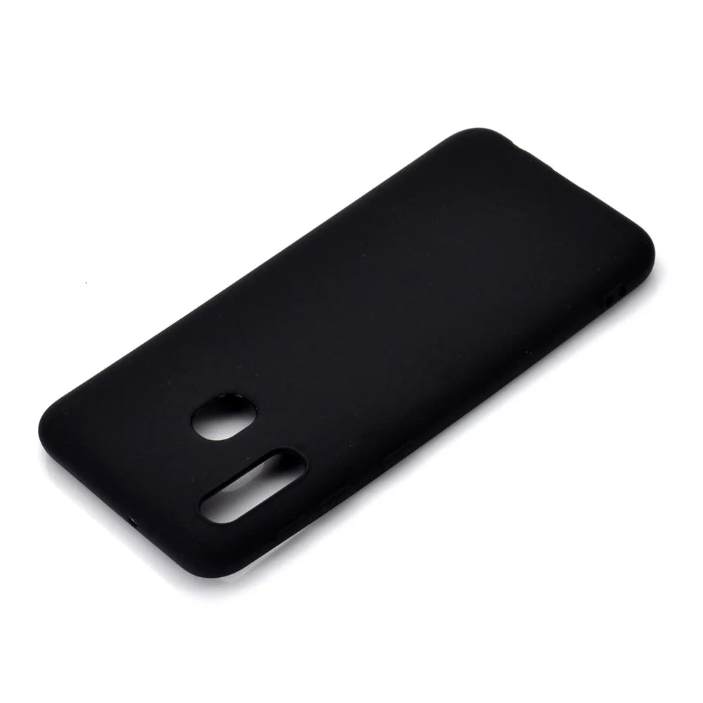 Soft Frosted TPU Case for Samsung Galaxy A20e - Black - 4