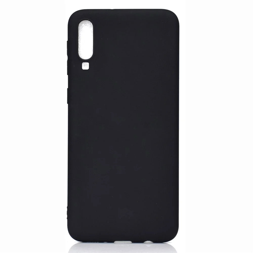 Soft Frosted TPU Case for Samsung Galaxy A70 - Black - 2
