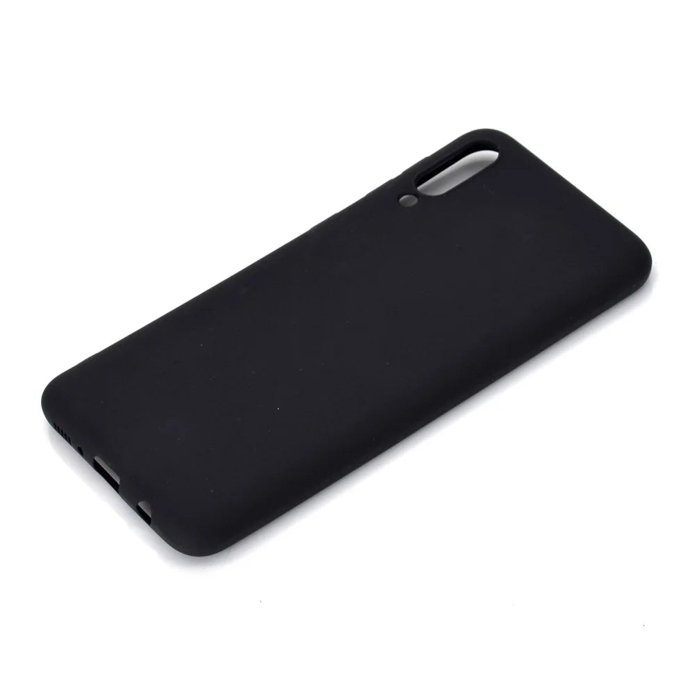Soft Frosted TPU Case for Samsung Galaxy A70 - Black - 3