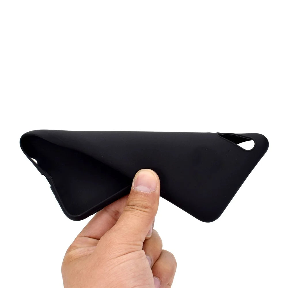 Soft Frosted TPU Case for Samsung Galaxy A70 - Black - 5