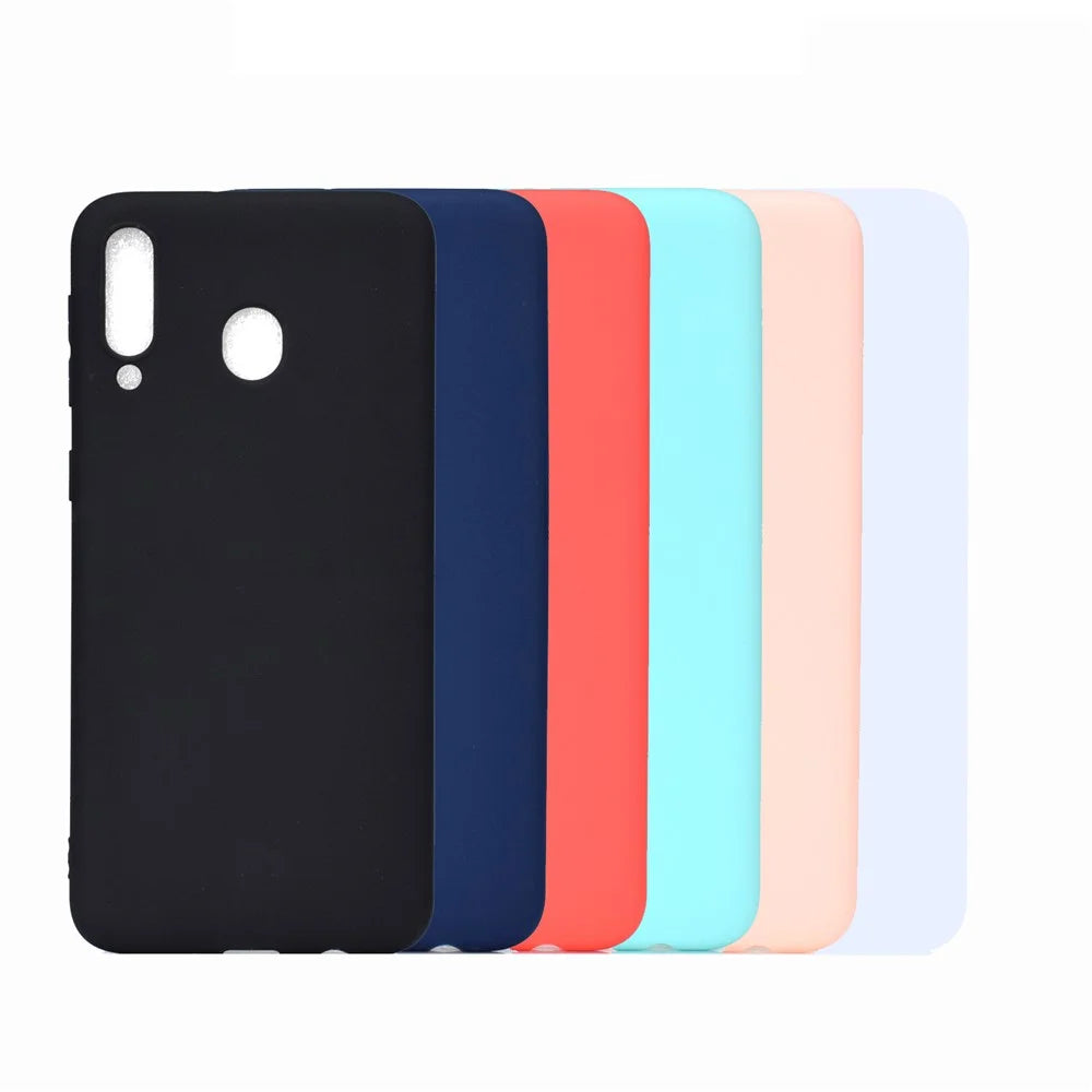Soft Frosted TPU Case for Samsung Galaxy A70 - Black - 7