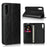 Crazy Horse Wallet Stand Genuine Leather Case for Samsung Galaxy A50/A50s/A30s - Black - 1