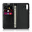 Crazy Horse Wallet Stand Genuine Leather Case for Samsung Galaxy A50/A50s/A30s - Black - 4