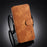 DG.MING Retro Style Wallet Leather Stand Case for Samsung Galaxy A50/A50s/A30s - Brown - 7